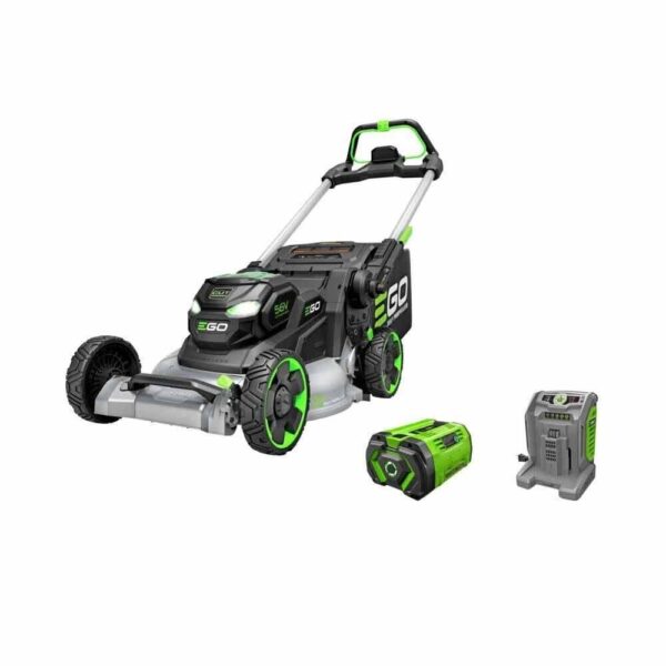 EGO LM2206SP 22″ Alu. Deck SP Lawn Mower Kit (10Ah Battery, 700W Charger)